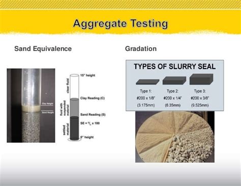 slurry seal design and testing